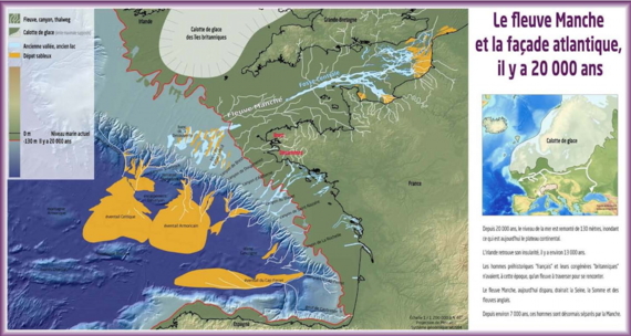 Le fleuve Manche et la façade atlantique, il y a 20 000 ans